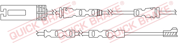 Czujnik zużycia klocka